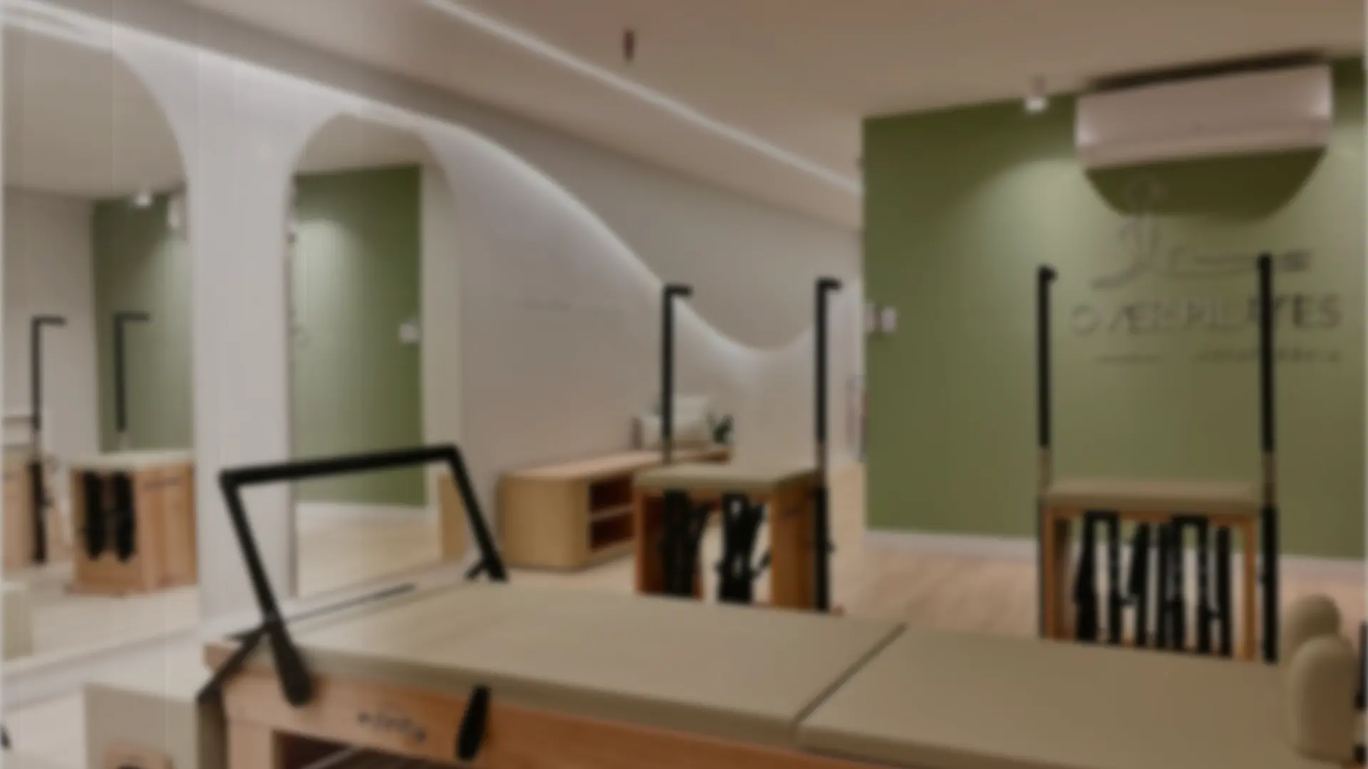 Ambiente do estúdio Over Pilates